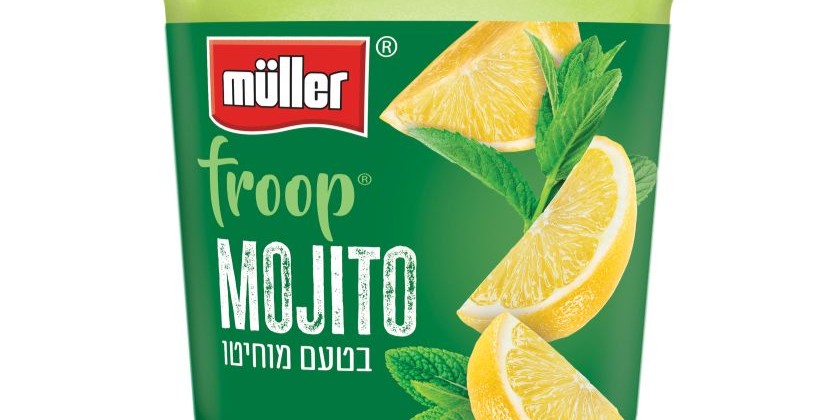 Новогодние йогурты Muller Froop со вкусами коктейлей Margarita и Mojito