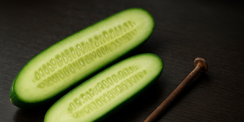 Семья из Тель-Авива обнаружила внутри огурца шокирующую находку