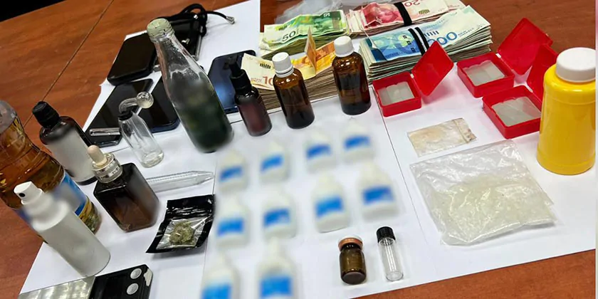 Полиция Северного округа обнаружила огромное количество контрабанды в Бейт-Шеане