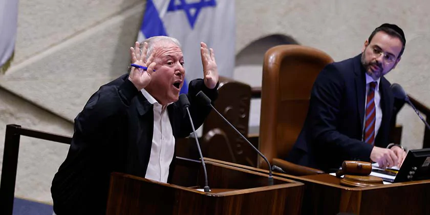 Расистская выходка в кнессете. Давид Амсалем – Владимиру Белиаку: “Я не понимаю твой иврит”