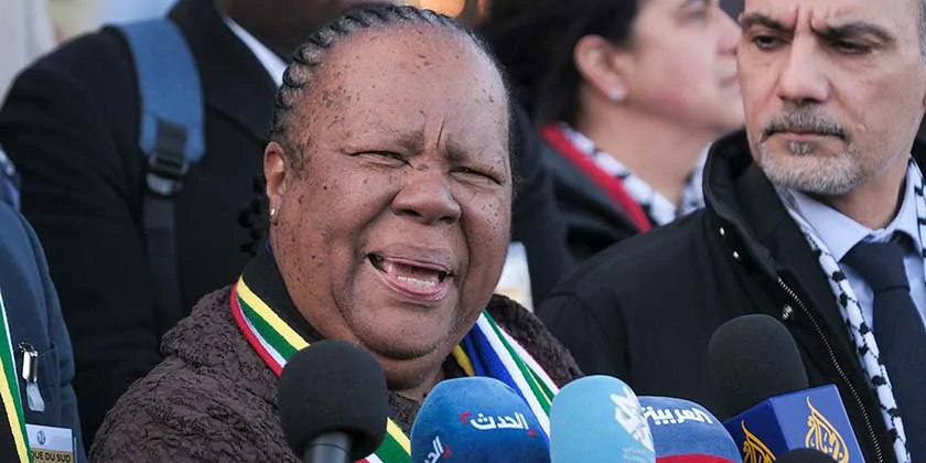 США аннулировали визу бывшего министра ЮАР, возбудившей дело о геноциде против Израиля