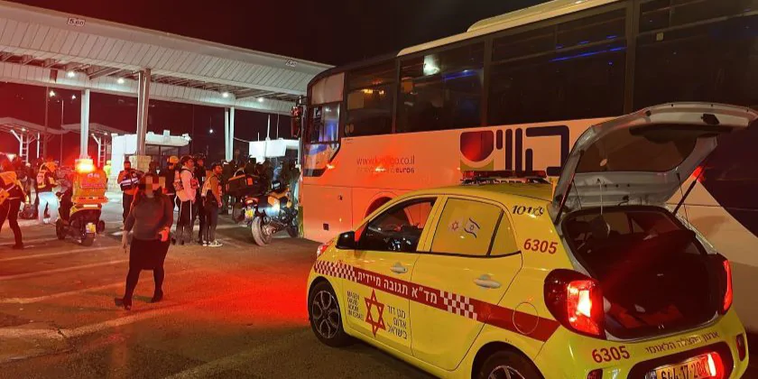 Подозрение: попытка теракта на КПП "Минхарот"