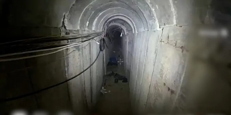 Спуск в ад: так выглядит гигантский тоннель, где ХАМАС прятал останки Хадара Гольдина