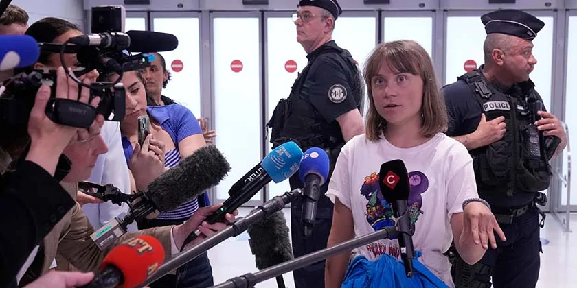 Грете Тунберг временно запретили въезд в Венецию