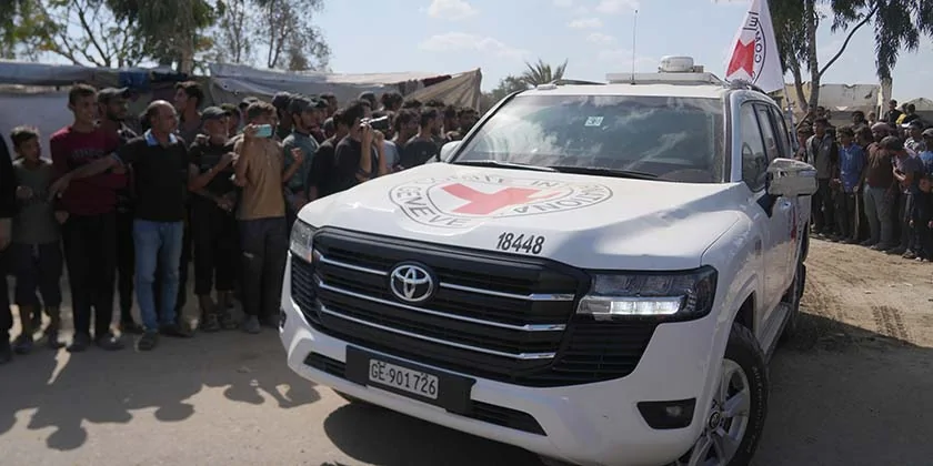 Гроб с телом заложника передан Красному кресту